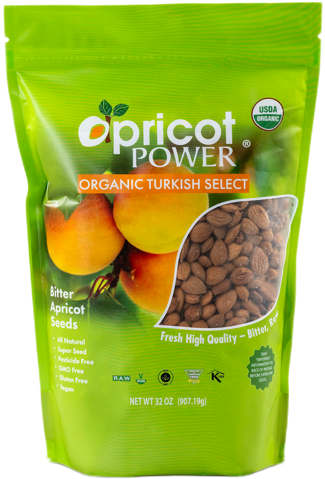 Organic Turkish Select bitter raw apricot seeds